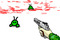 Jeu-de-shoot-avec-des-bestioles-vertes-et-agressives